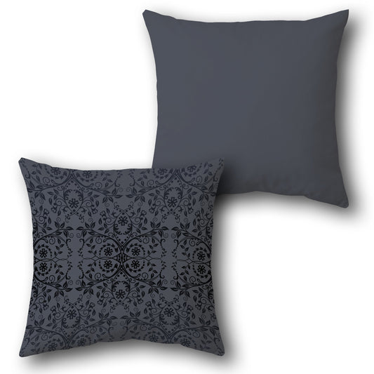 Midnight Bloom Cushion (Front & Back)