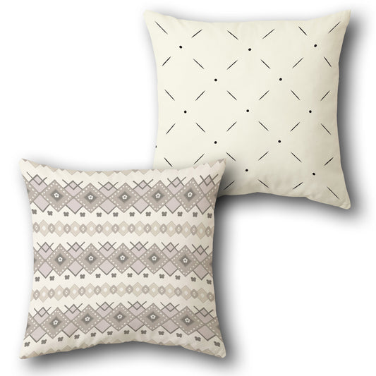 Single Sided Tribal Pattern Cushion Design (Front & Back)
