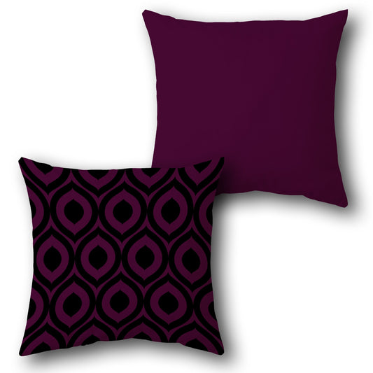 Single Sided Retro Wave Cushion Design (Front & Back)