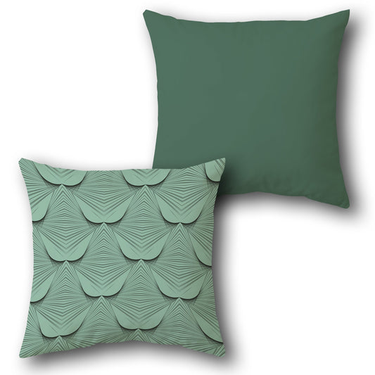 Single Sided Scale Pattern Cushion Design (Front & Back)