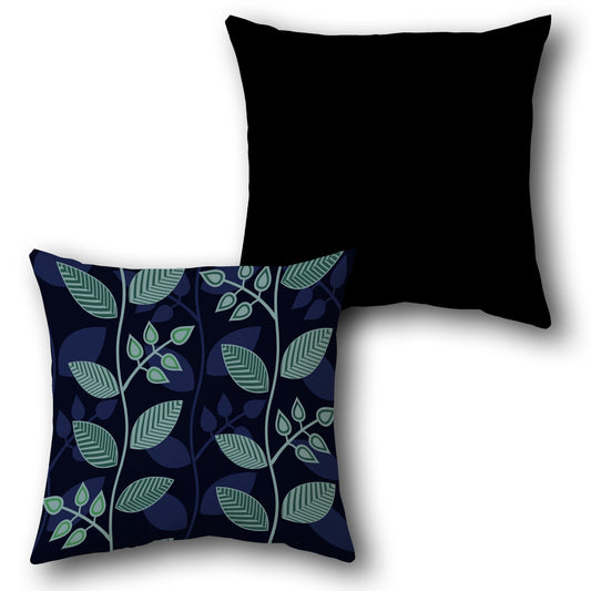 Single Sided Leafy Vine Cushion Design (Front & Back)