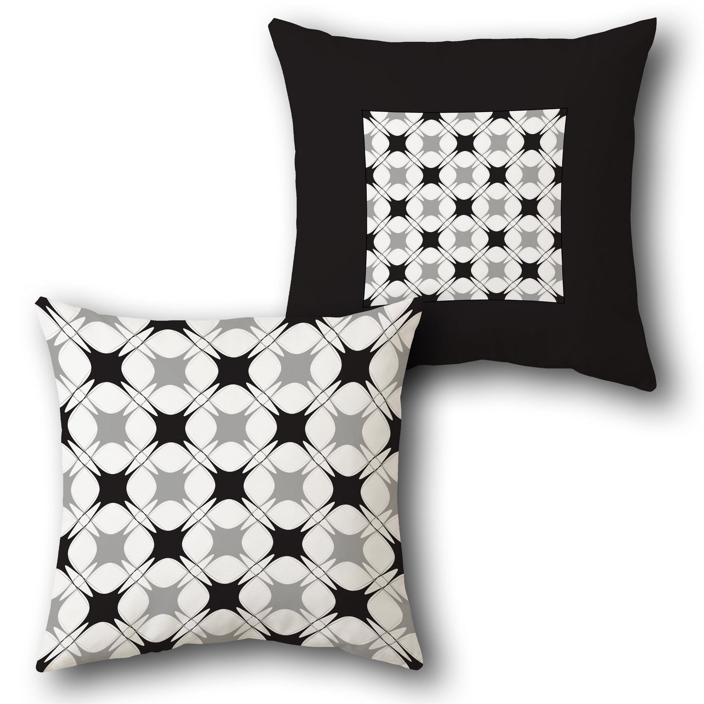 Diamond Star Lattice Cushion (Front & Back)