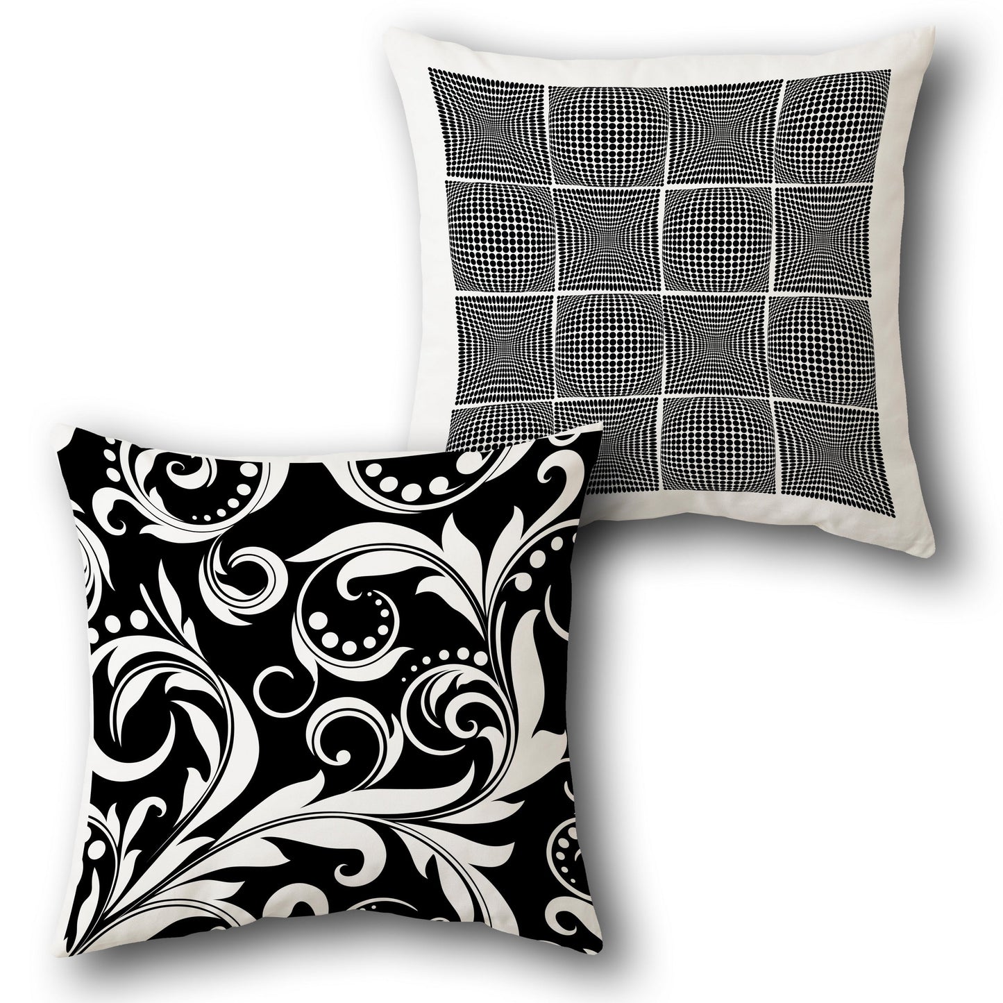 Ornate Optical Cushion (Front & Back)