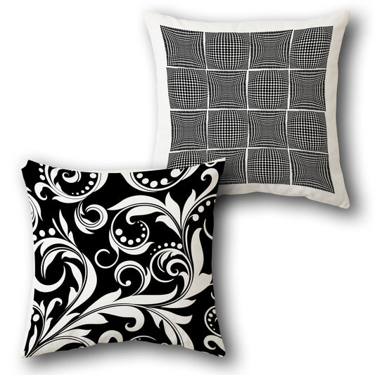 Ornate Optical Cushion (Front & Back)