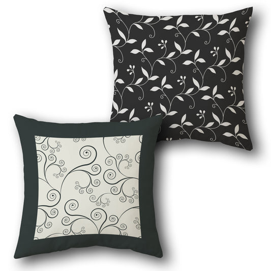 Curly Vines Cushion (Front & Back)