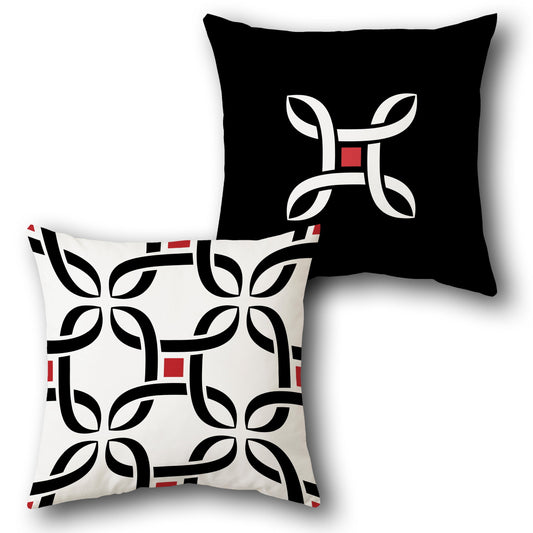 Interlocked Knots Cushion (Front & Back)