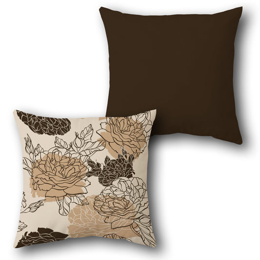 Classic Peony Cushion Single (Front & Back)