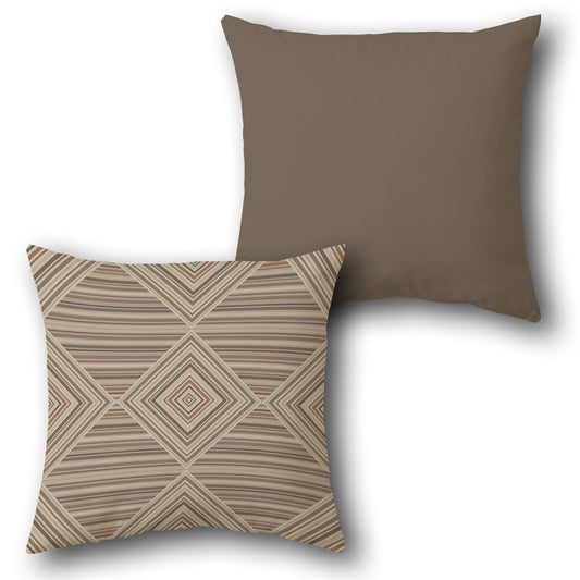 Geometric Striped Cushion Single (Front & Back)