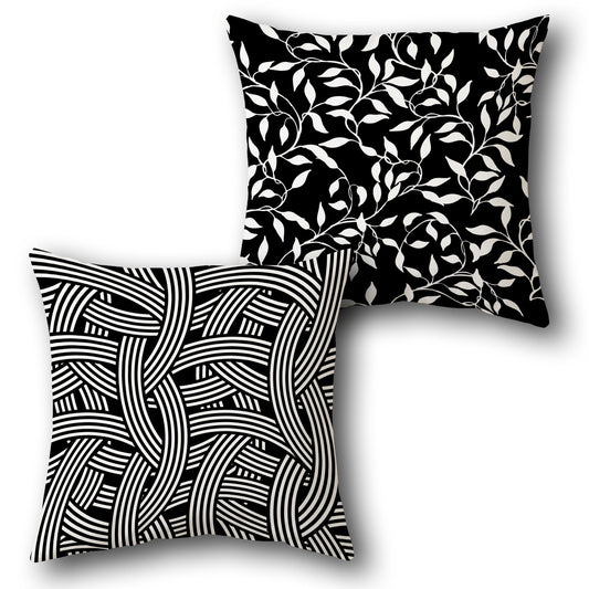 Leafy Swirl Cushion (Front & Back)