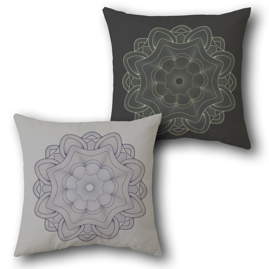 Mandala Double-Sided Cushion (Front & Back)