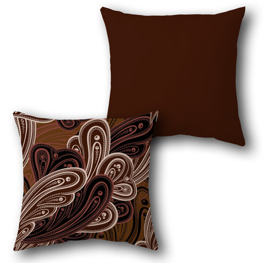 Paisley Opulence Cushion (Front & Back)