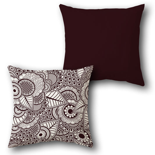 Intricate Mandala Cushion (Front & Back)