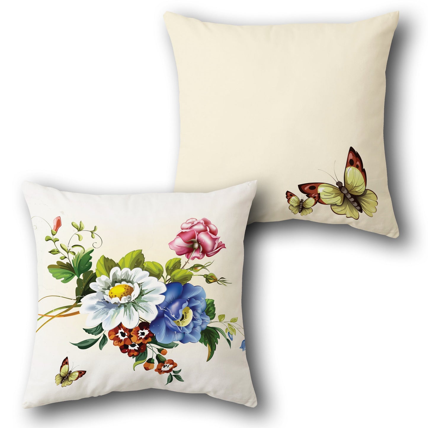 Butterfly Garden Cushion (Front & Back)