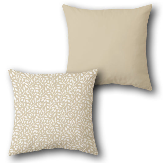Leafy Whisper Cushion (Front & Back)