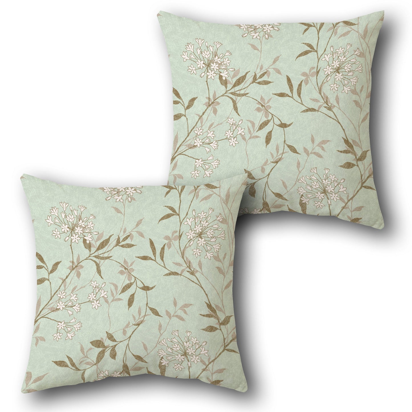 Mint Blossom Cushion (Front & Back)