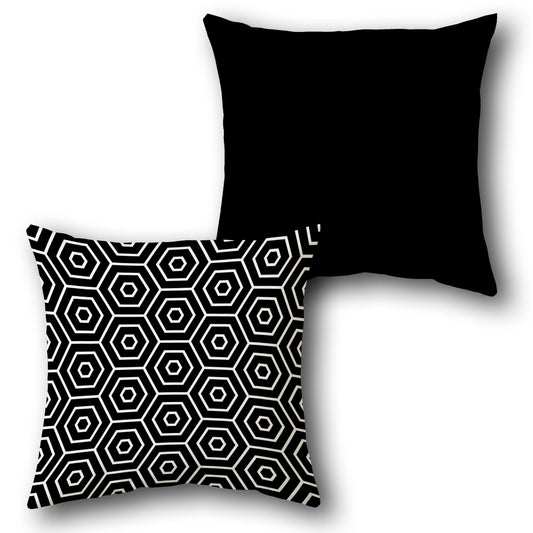 Hexagon Hive Cushion (Front & Back)