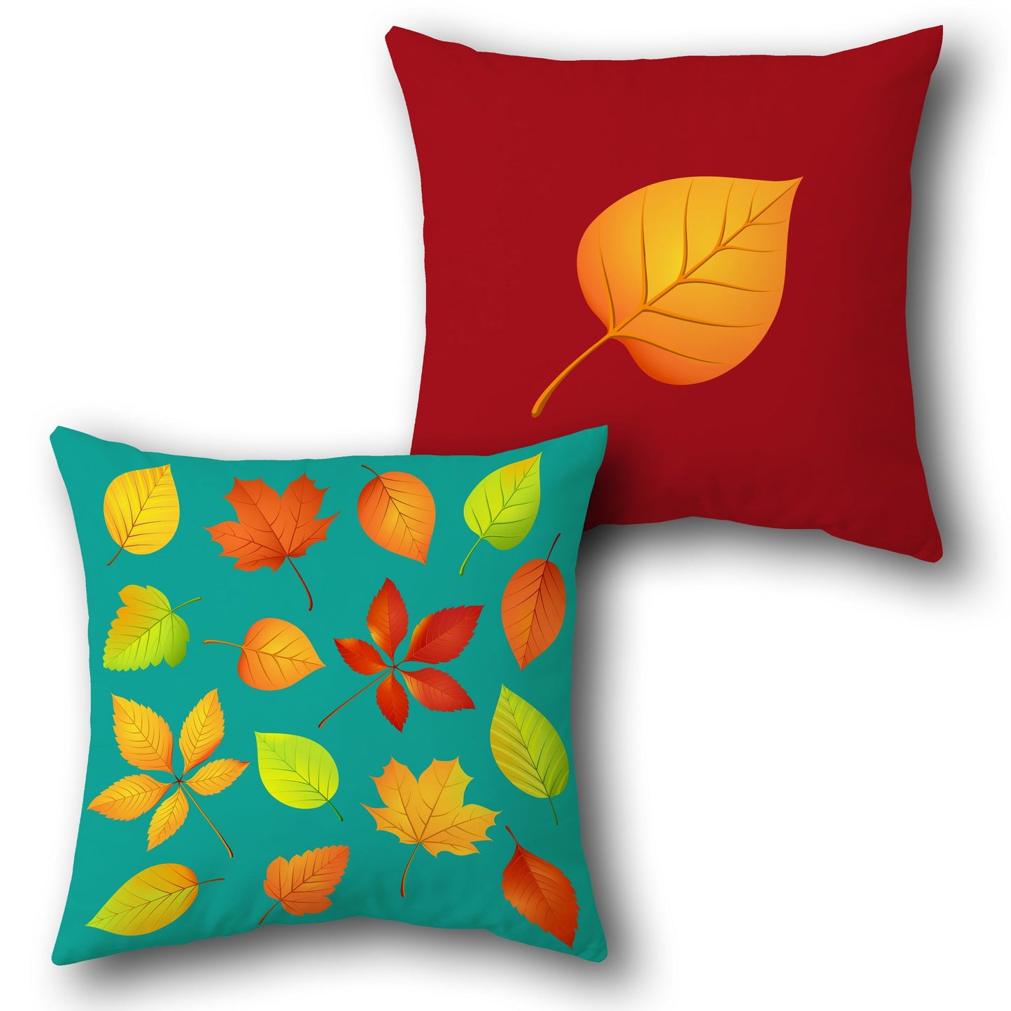 Leafy Charm Cushion (Front & Back)
